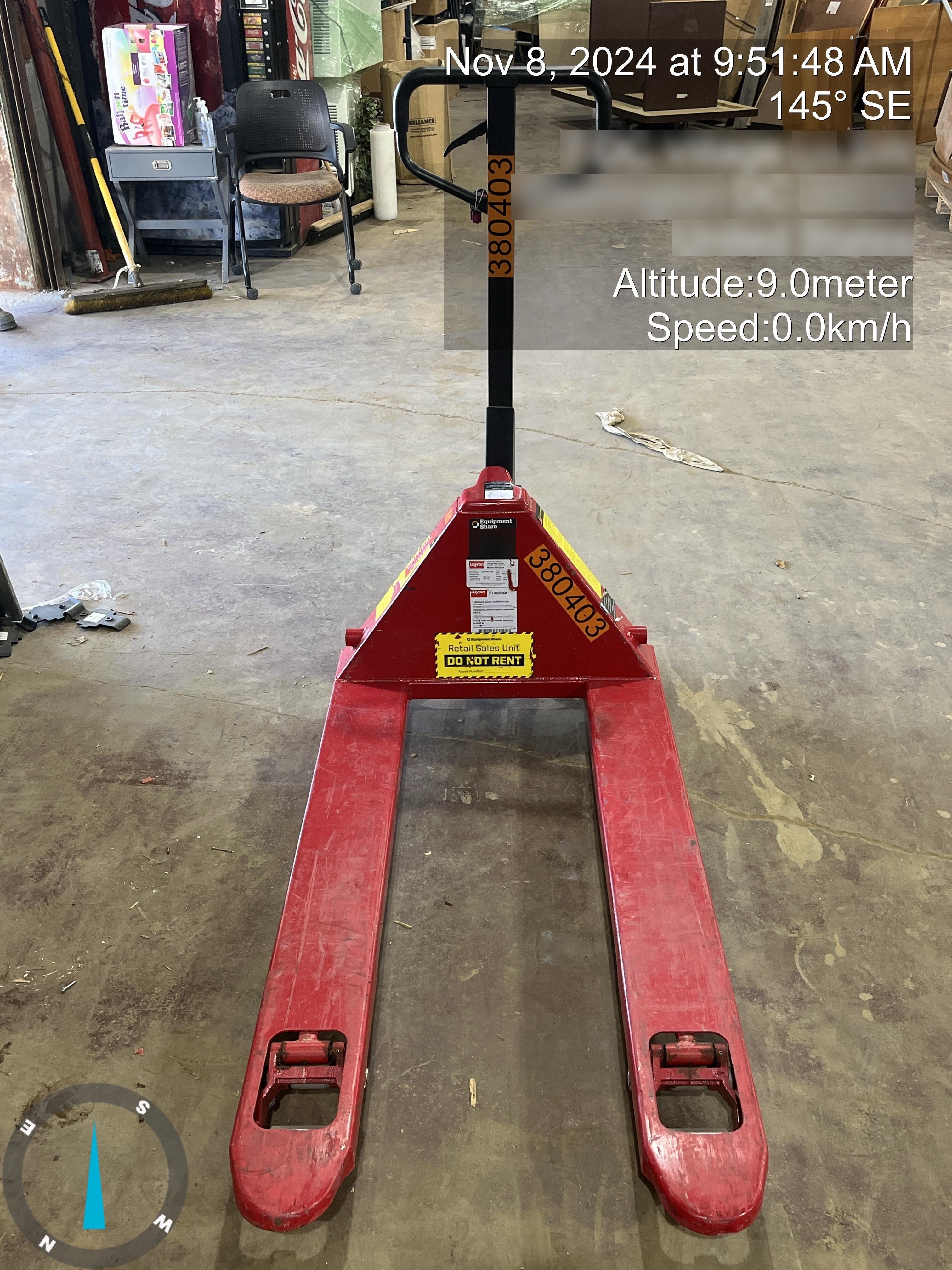 2022 DAYTON 5500 lb Pallet Jack