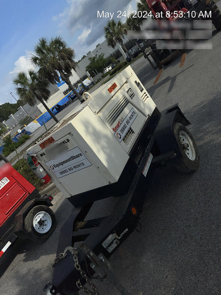 2020 Multiquip DLW400ESA4 400 amp Welder, 14kW, 120/240V, T4F Kubota, Trailer