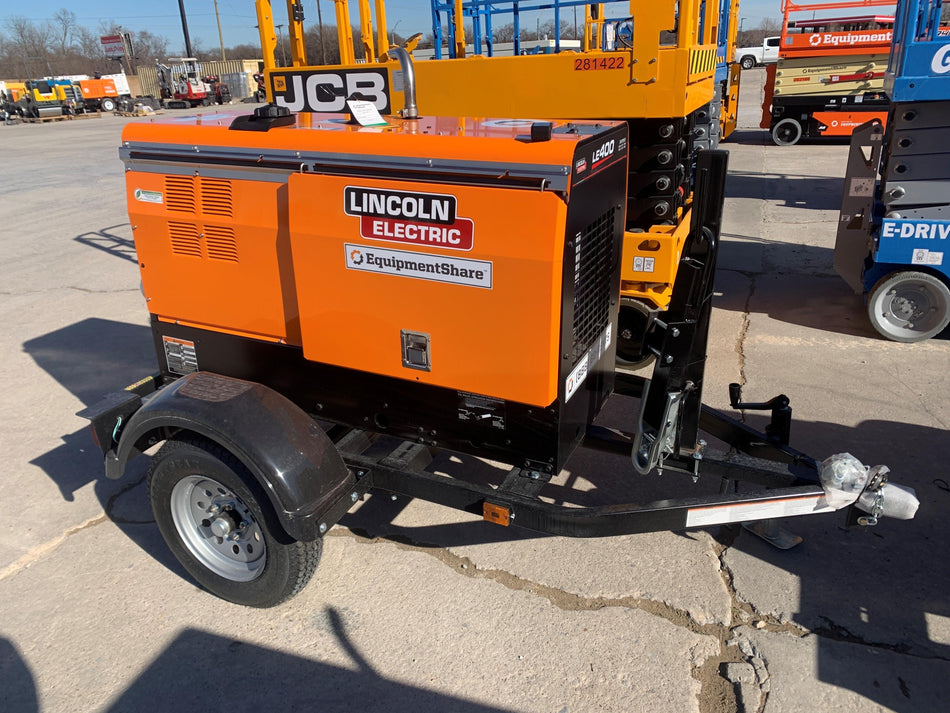2022 Lincoln Electric LE400 Kubota V1505, Trlr, Cable Rack, Light Kit, ES Decals, T3