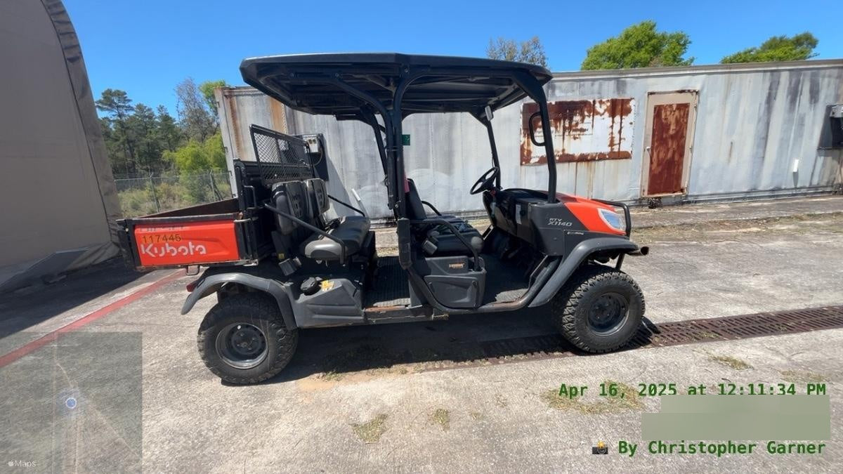 Kubota RTV-X1140W-H 4wd Utility Cart, 4 Seat, Diesel, LED Strobe, Windshield Tempered Glass, Plastic Canopy, Wire Harness Kit, Backup Alarm