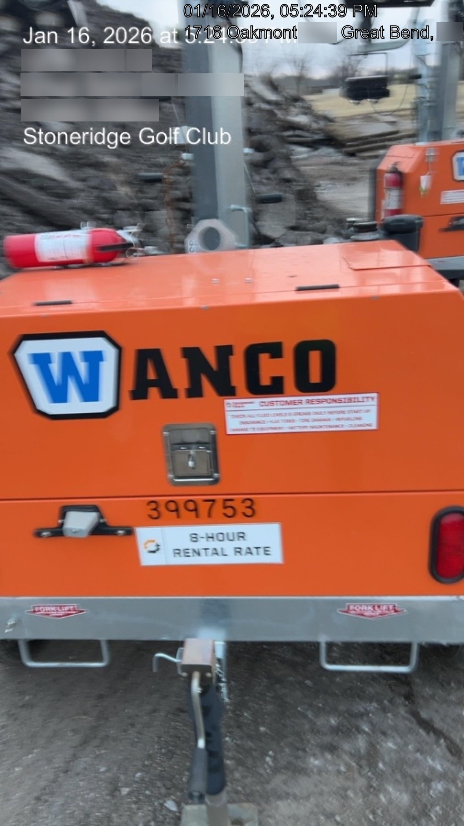 2024 Wanco WLTT-4MM4K Diesel, Deep Sea Controller, Shore Power Plug, Auto Start, (4) 350W LED Floodlights, 4kW Generator, 60 Gal Fuel Tank, 2" Ball, T3