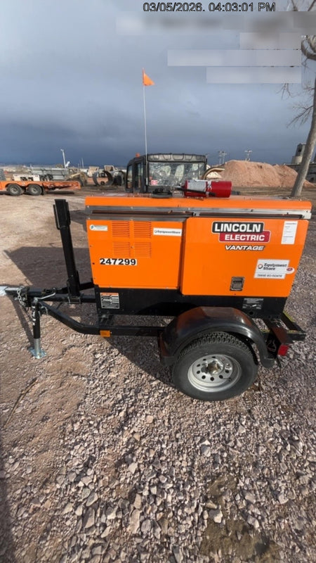 2022 Lincoln Electric LE400 Kubota V1505, Trlr, Cable Rack, Light Kit, ES Decals, T3