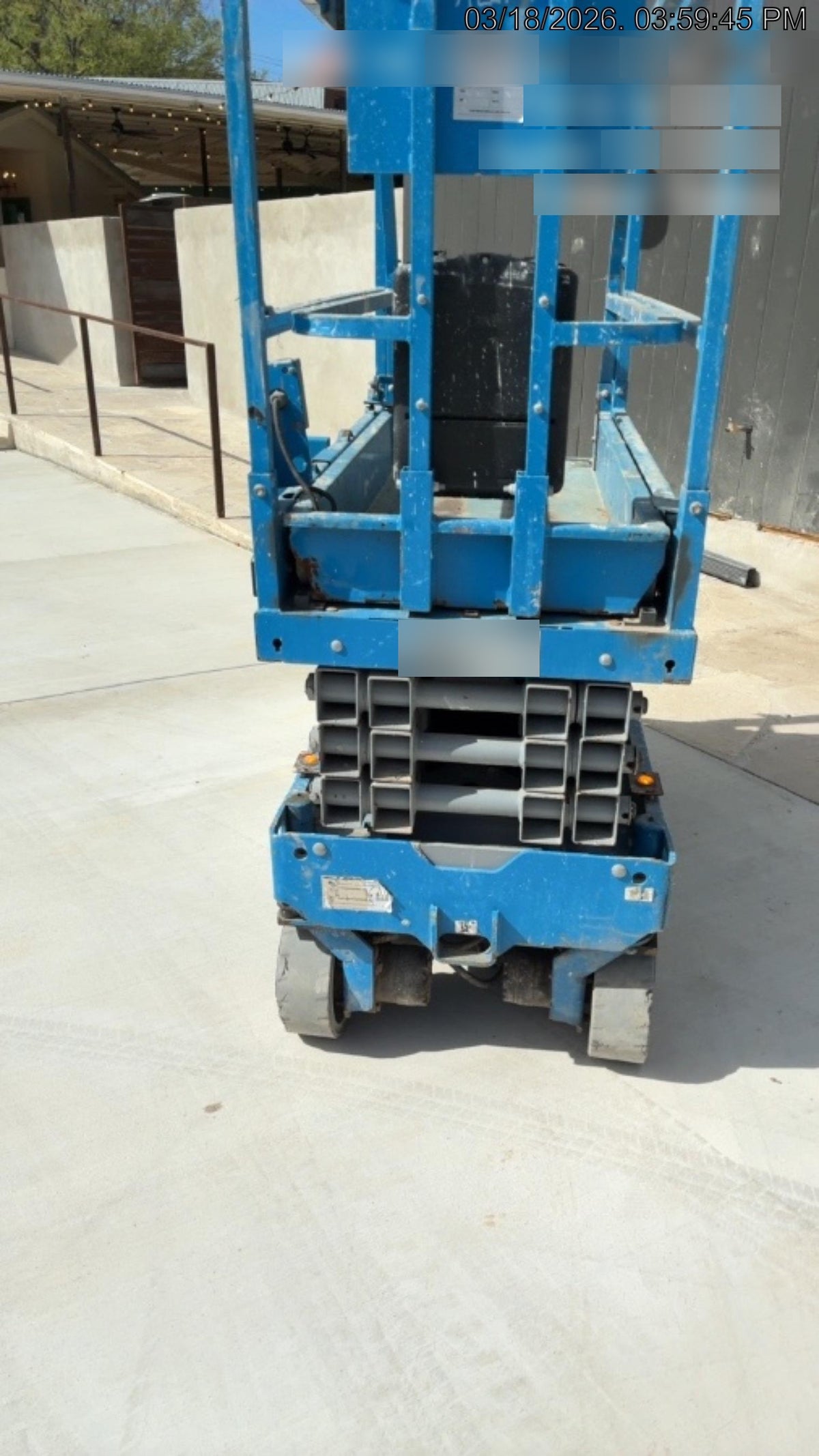 2019 Genie GS-1930 Fixed rails with chain Entry