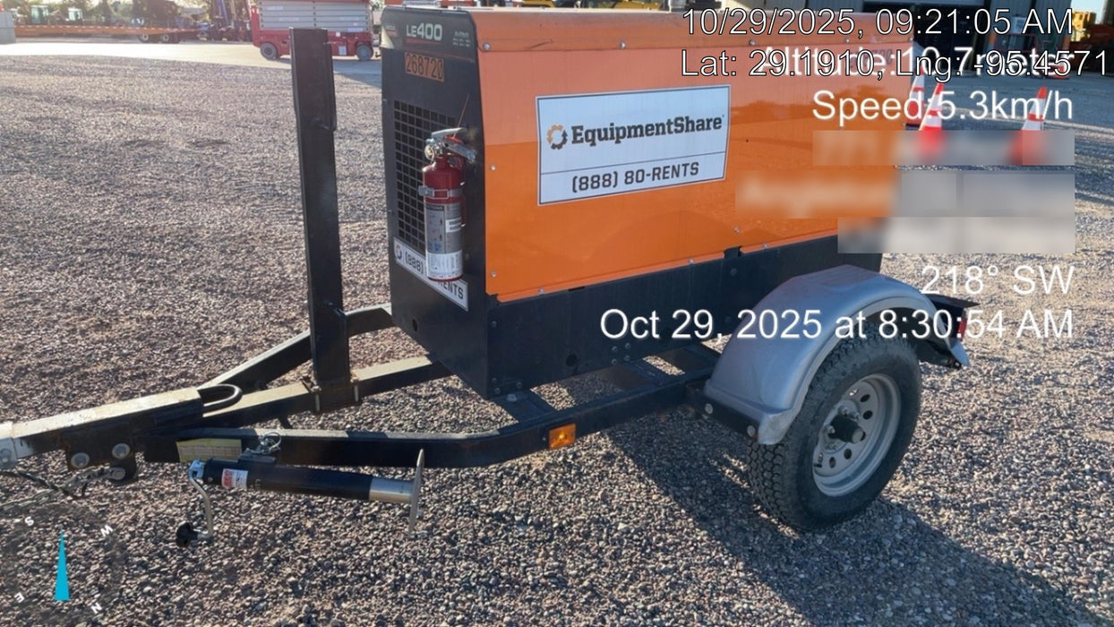 2022 Lincoln Electric LE400 Kubota V1505, Trlr, Cable Rack, Light Kit, ES Decals, T3