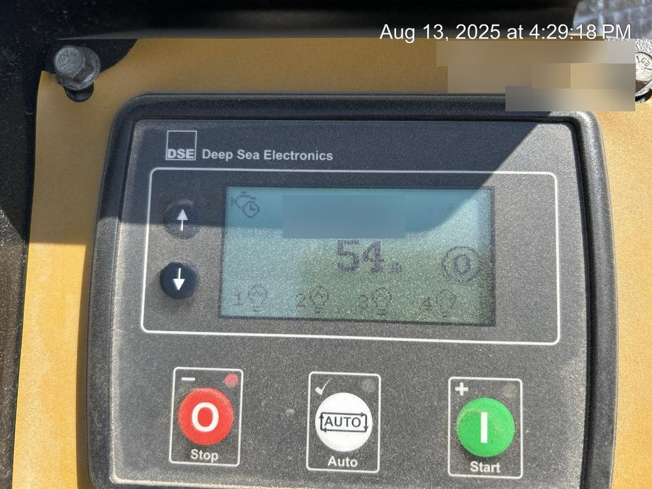 2022 Allmand NLV3GR (4) LED Light Fixture 350W, 23' Vertical Mast, 3kW Prime, Towable, Deep Sea L401, Leveling Jacks, Yanmar T4F 5.8hp