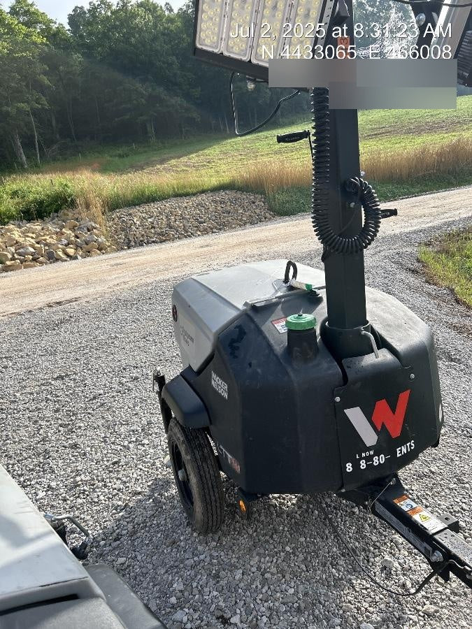 2024 Wacker Neuson LTT4 Diesel, Kohler KDW702, Deep Sea Controller, Auto Start, LED 320W, Bypass Outlet, T3