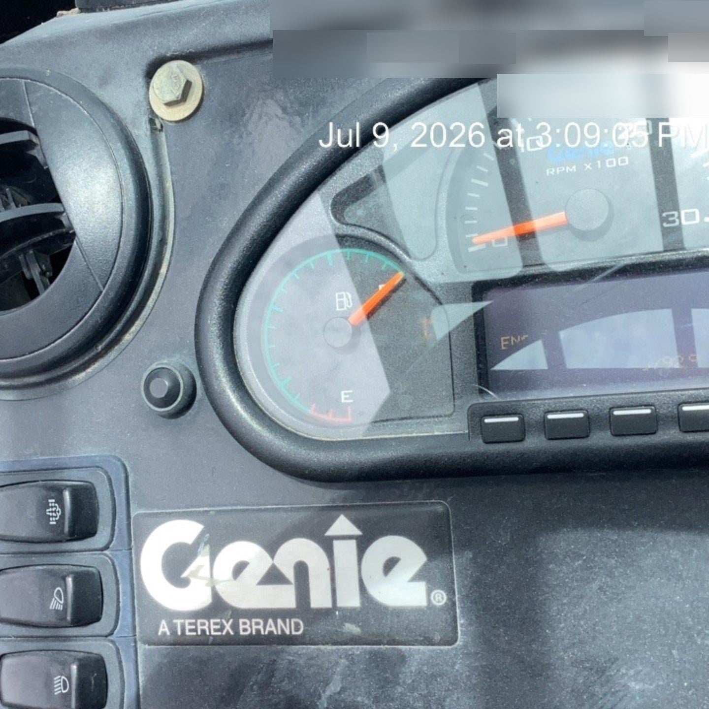 2018 Genie GTH-1056 Genie GTH-1056 w/CAB, Solid Tires, Work Lights, 60" carriage/forks, cab mesh, beacon