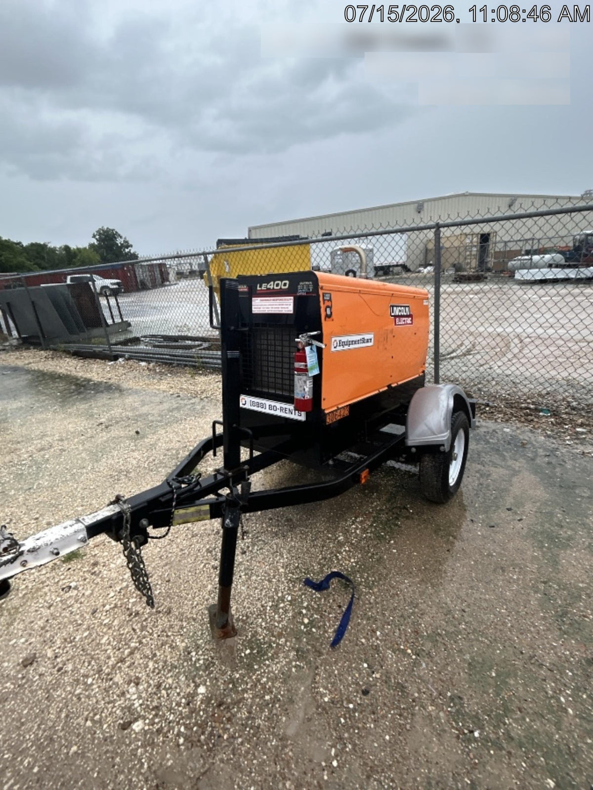 2023 Lincoln Electric LE400 Kubota V1505, Trlr, Cable Rack, Light Kit, ES Decals, T3