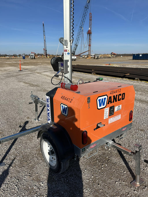 2024 Wanco WLTT-4MM4K Diesel, Mitsubishi L2E, 9.0HP @1800 rpm, Deep Sea Controller, Shore Power Plug, Auto Start, (4) 350W LED Floodlights, 4kW Generator, 60 Gal Fuel Tank, 2" Ball, T3