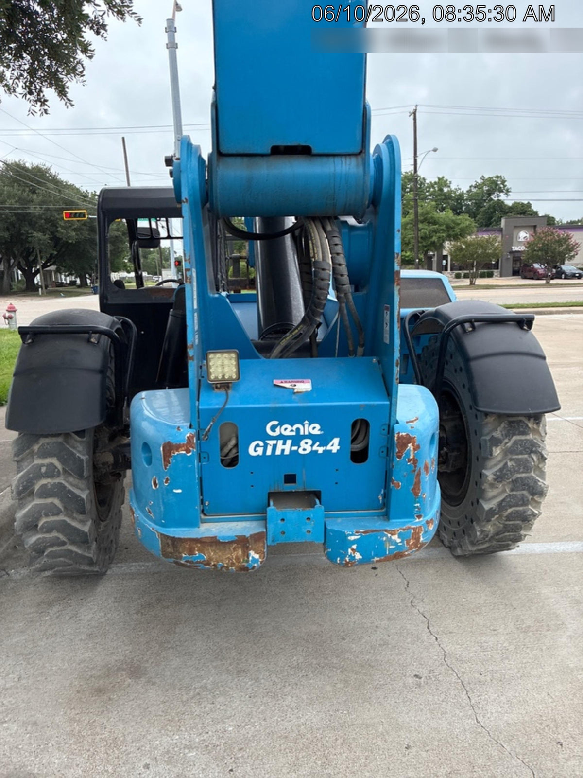 2017 Genie GTH-844 Genie GTH-844, Solid Tires, 60" carriage/forks, Open ROPS, Work Lights