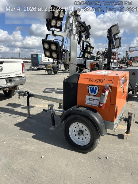 2024 Wanco WLTT-4MM4K Diesel, Deep Sea Controller, Shore Power Plug, Auto Start, (4) 350W LED Floodlights, 4kW Generator, 60 Gal Fuel Tank, 2" Ball, T3