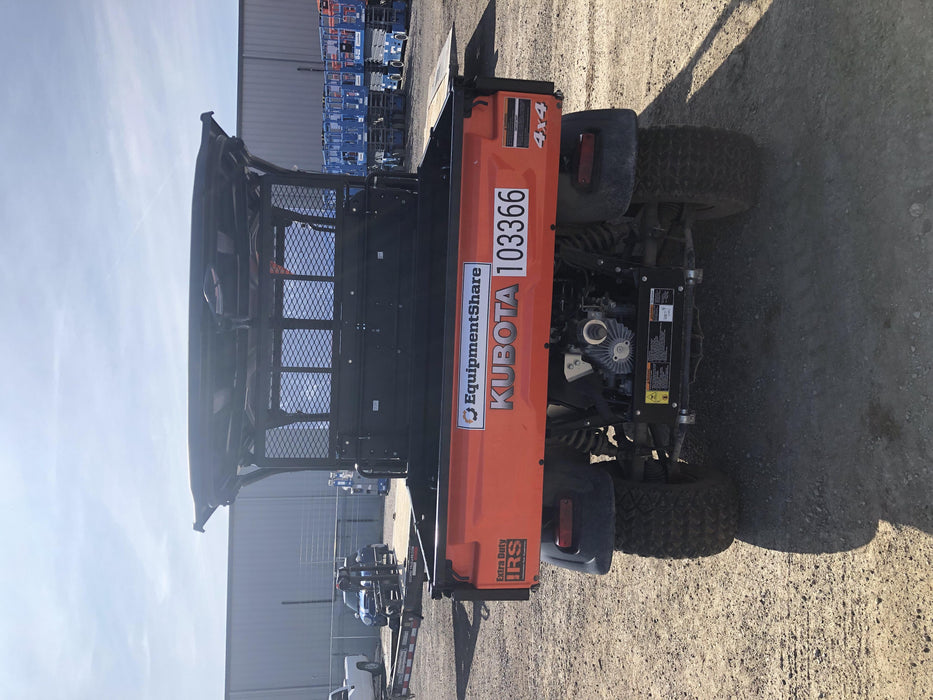 2020 Kubota RTV-X1140W-H 4WD utility cart -LED strobe -Windshield tempered glass -Plastic canopy -Wire harness kit -Backup alarm