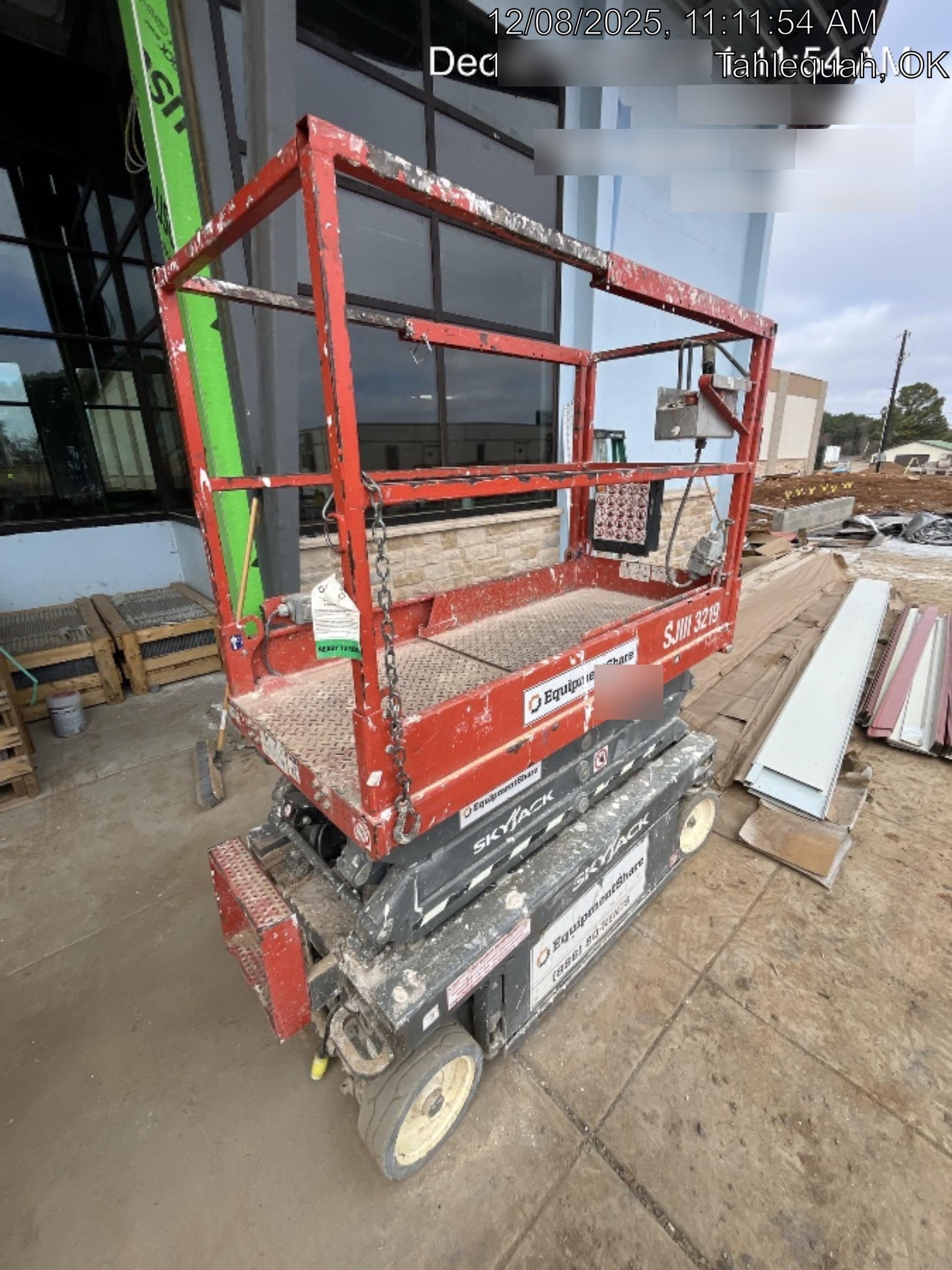 2019 Skyjack SJIII-3219 Standard Options, Trojan Batteries
