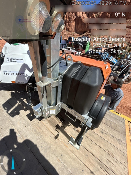 2024 Wanco WLTT-4MM4K Diesel, Deep Sea Controller, Shore Power Plug, Auto Start, (4) 350W LED Floodlights, 4kW Generator, 60 Gal Fuel Tank, 2" Ball, T3