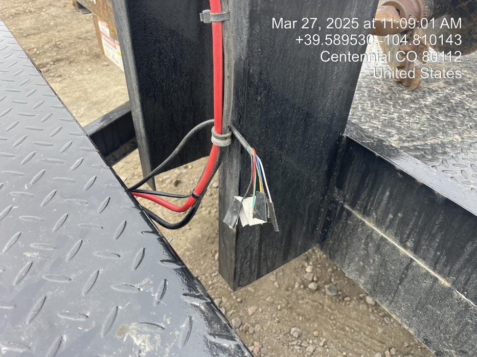 2025 TEXAS PRIDE TRAILERS 21' Lowboy Gravity Tilt Bed 14K Bumper Pull Trailer