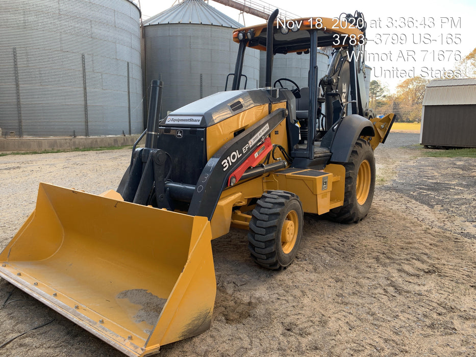 2020 John Deere 310LEP - Extendable Stick Canopy, 4WD, Extendable Stick, Pilot Controls, 2 Way Hydraulics, TAG Manual QC