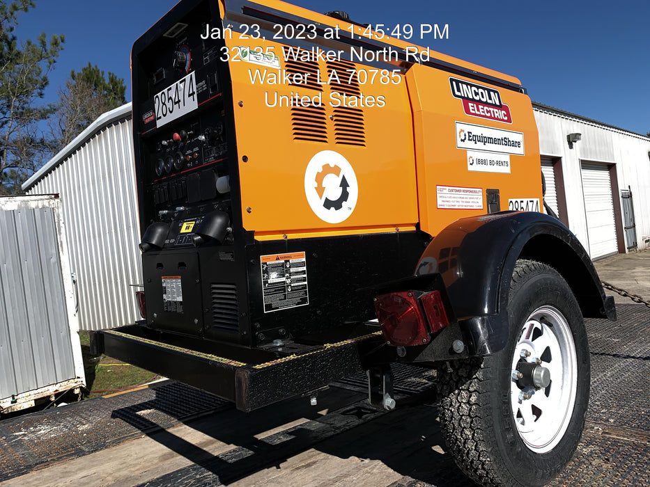 2022 Lincoln Electric LE400 Kubota V1505, Trlr, Cable Rack, Light Kit, ES Decals, T3