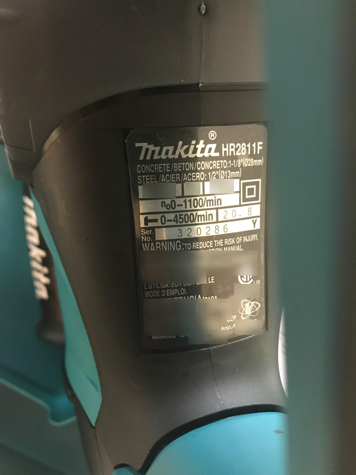 2021 MAKITA HR2811F