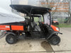2022 Kubota RTV-X1140W-H Plastic Canopy, Windshield Acrylic Clear, LED Strobe Light, Wire Harness Kit, Back up Alarm