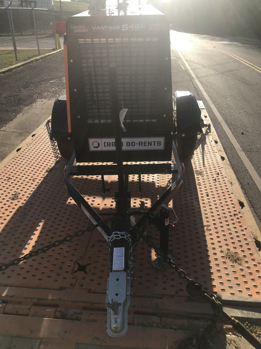 2021 Lincoln Electric Vantage 549X Ready Pak 3, ORANGE (includes trailer, cable rack, fender light kit)