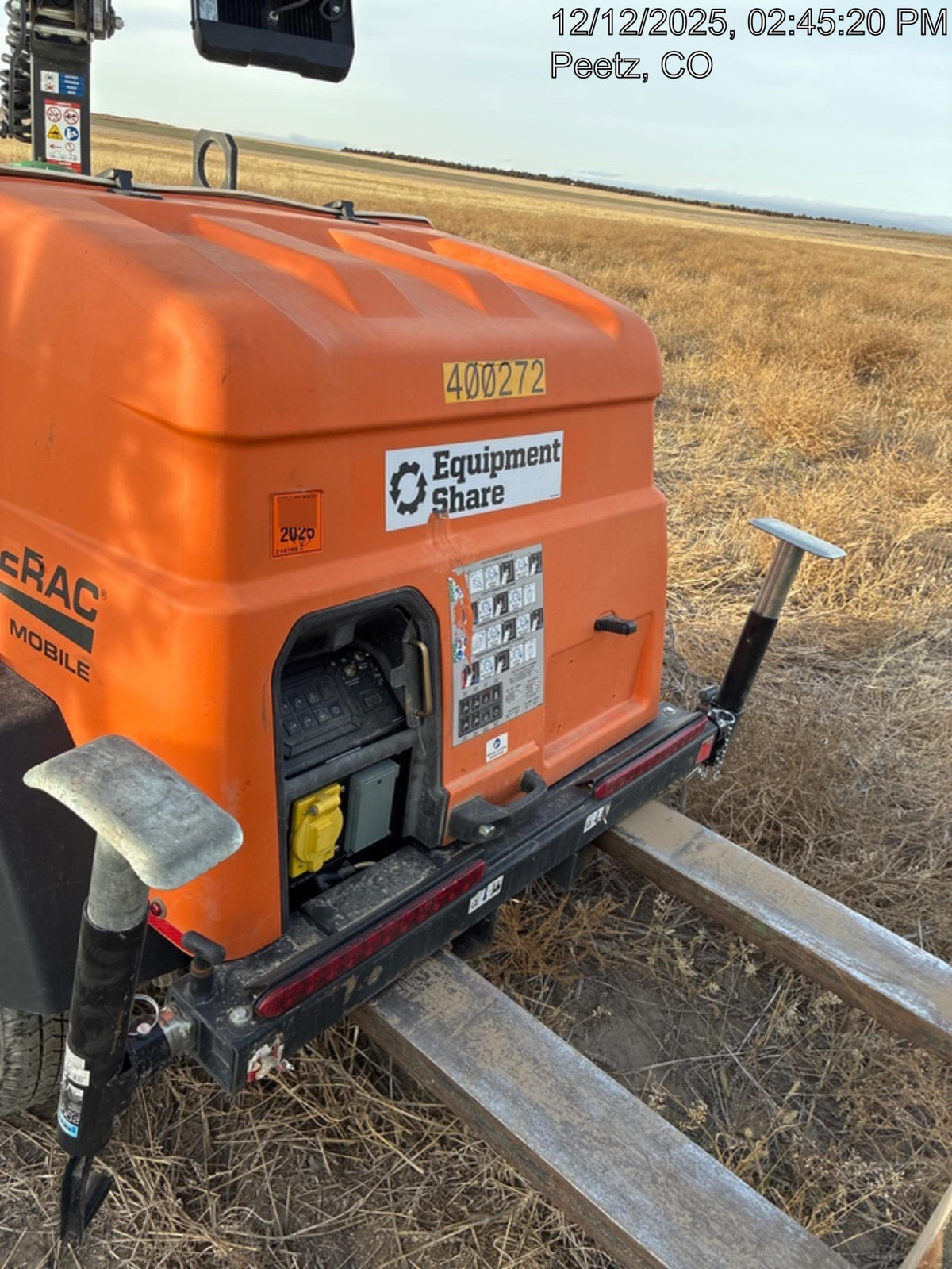 2024 Generac MLT2 Diesel, Flex Switch 120V Input, Powerzone Controller, 
(4) 320W LED Lights, 4kW Generator, 39.9 Gal Fuel Tank, 2" Ball, T3