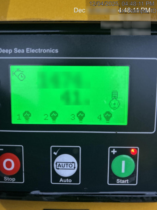 2022 Allmand NLV3GR (4) LED Light Fixture 350W, 23' Vertical Mast, 3kW Prime, Towable, ES Decals, T3