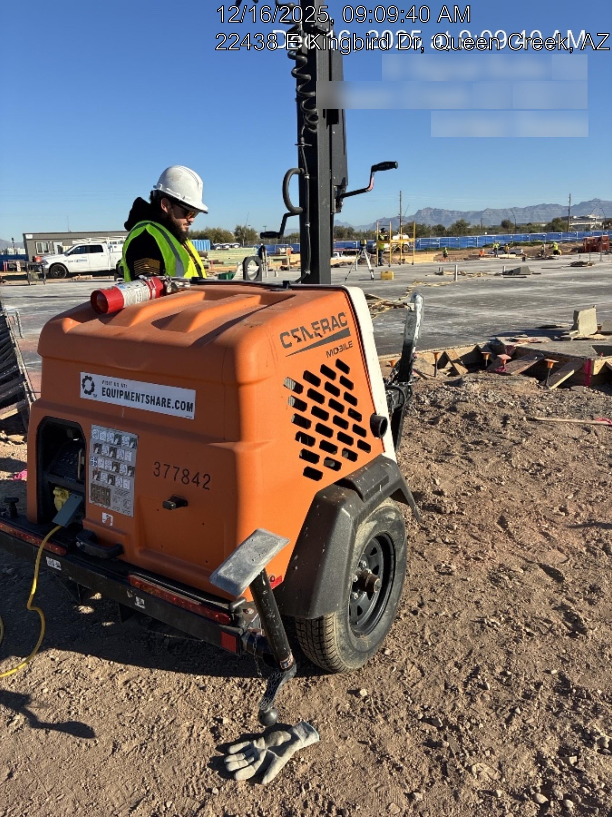 2023 Generac MLT2 Diesel, Flex Switch 120V Input, Powerzone Controller, 
(4) 320W LED Lights, 4kW Generator, 39.9 Gal Fuel Tank, 2" Ball, T3