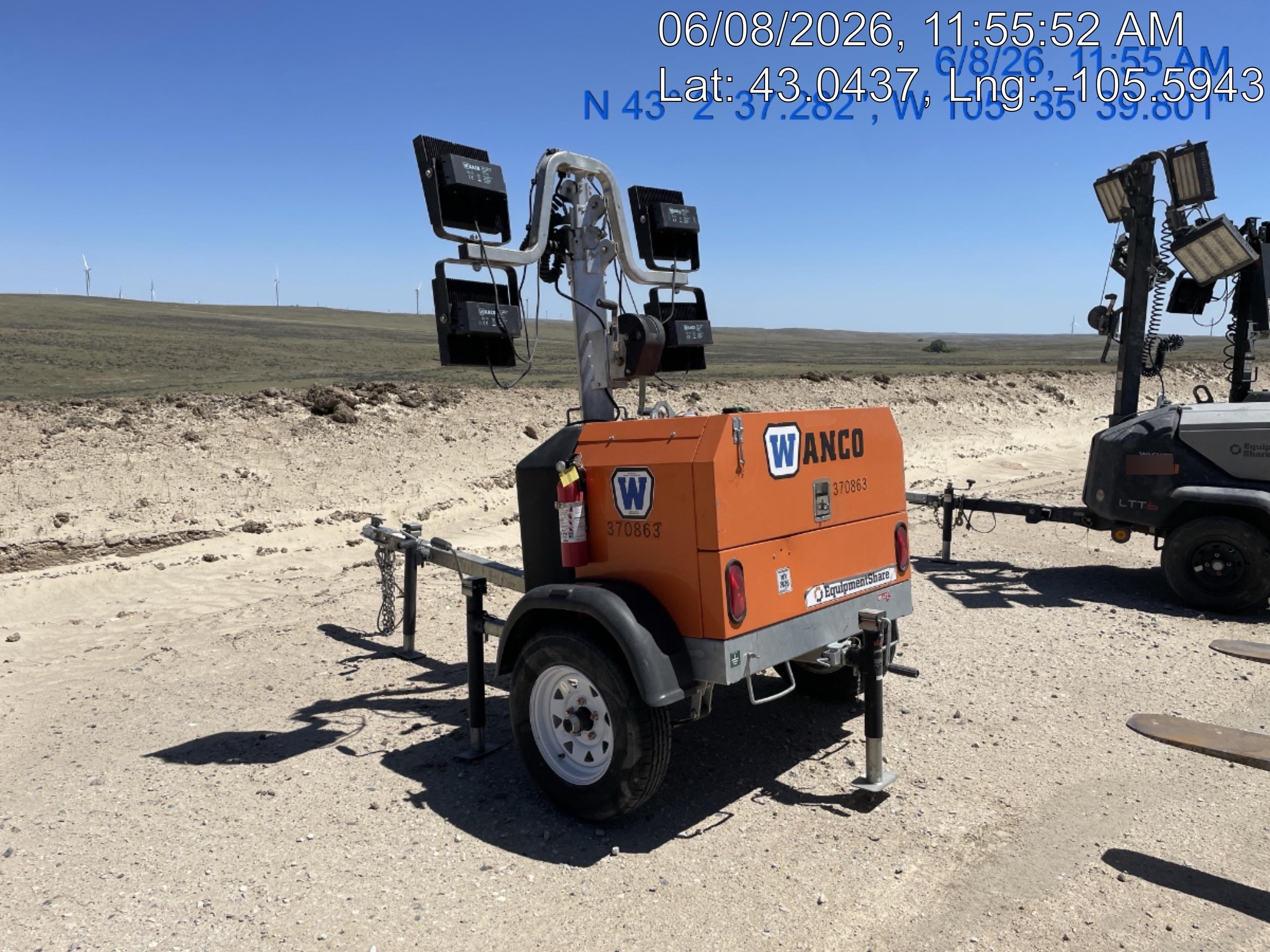 2023 Wanco WLTT-4MM4K Diesel, Deep Sea Controller, Shore Power Plug, Auto Start, (4) 350W LED Floodlights, 4kW Generator, 60 Gal Fuel Tank, 2" Ball, T3