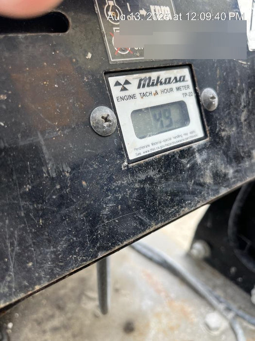 2023 Multiquip MVH158 Honda GX200, 17" Plate, Gas