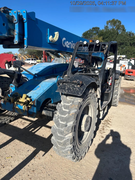 2017 Genie GTH-844 Solid Tires, 60" carriage, Open ROPS