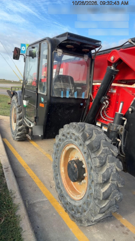 2019 Manitou MTA10055 Cab/Heat/Air, 120 HP, Solid Tires, Work Lights, Lift Hook, Auxiliary Hydraulics w/66" Carriage and 60" Forks