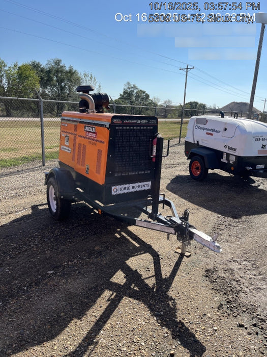 2021 Lincoln Electric Vantage 549X Ready Pak 3, ORANGE (includes trailer, cable rack, fender light kit)