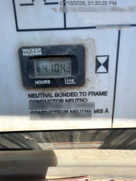 2018 Wacker Neuson LTV6L-MH Wacker Neuson LTV6L Mobile Light Tower w/Fuel Level Sensor Installed