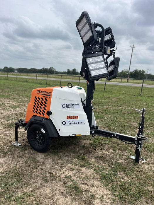 2024 Generac MLT2 Diesel, Flex Switch 120V Input, Powerzone Controller, 
(4) 320W LED Lights, 4kW Generator, 39.9 Gal Fuel Tank, 2" Ball, T3