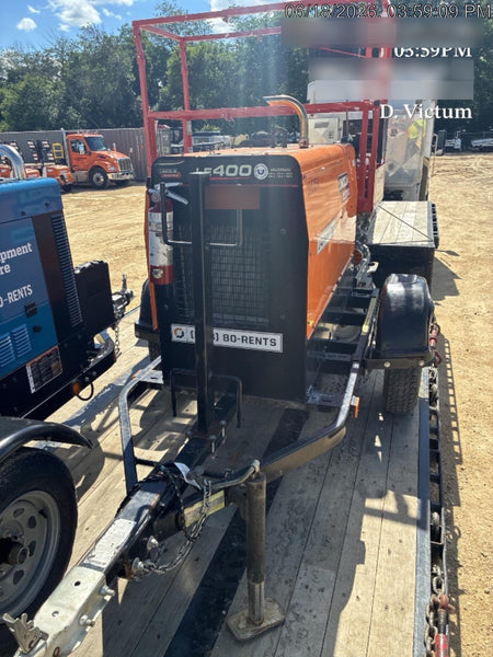 2022 Lincoln Electric LE400 Kubota V1505, Trlr, Cable Rack, Light Kit, ES Decals, T3