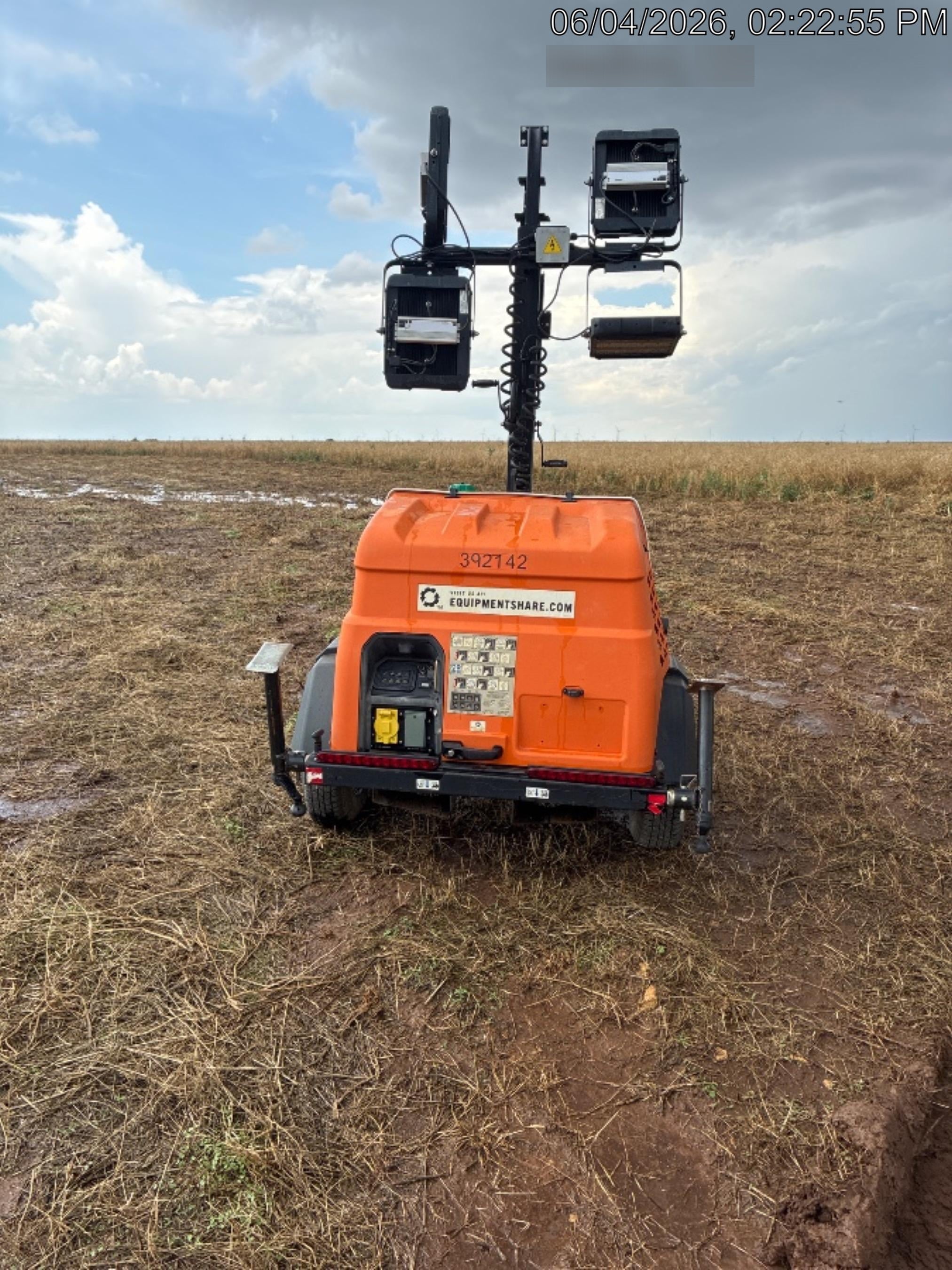 2024 Generac MLT2 Diesel, Flex Switch 120V Input, Powerzone Controller, 
(4) 320W LED Lights, 4kW Generator, 39.9 Gal Fuel Tank, 2" Ball, T3