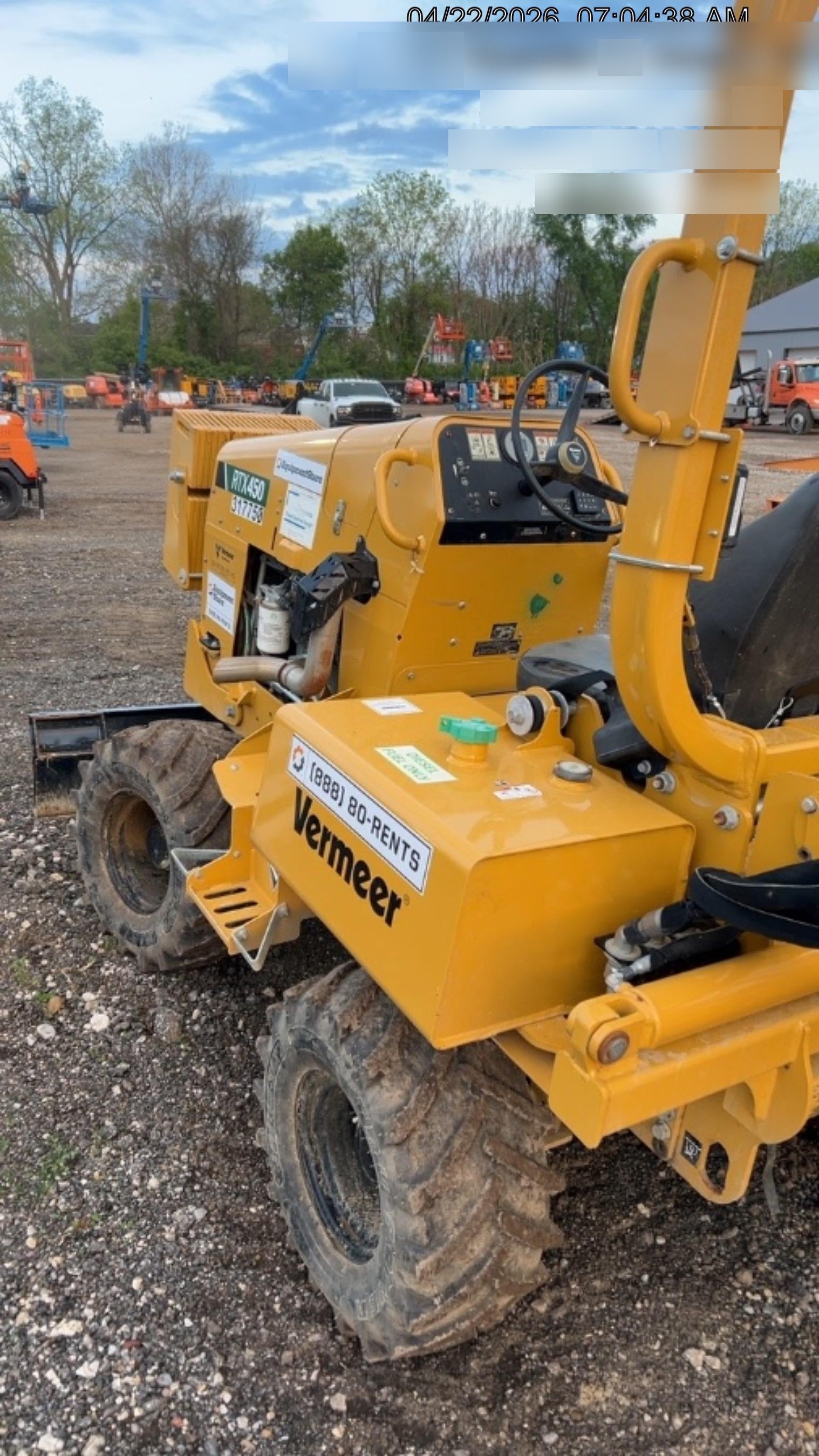 2023 VERMEER RTX450