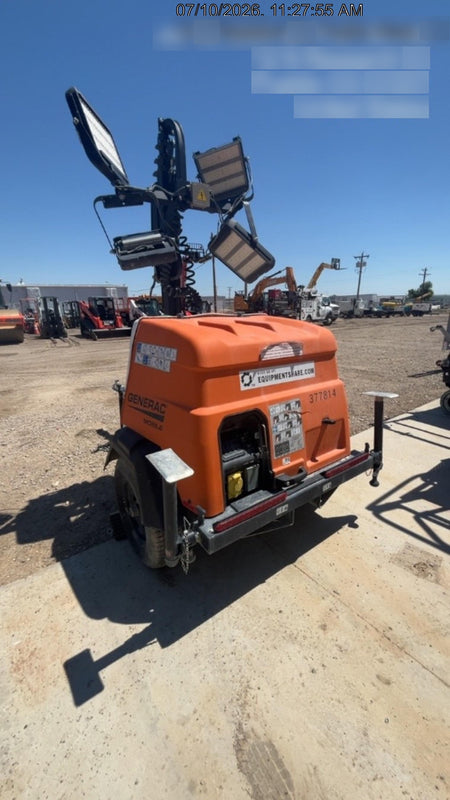 2023 Generac MLT2 Diesel, Flex Switch 120V Input, Powerzone Controller, 
(4) 320W LED Lights, 4kW Generator, 39.9 Gal Fuel Tank, 2" Ball, T3
