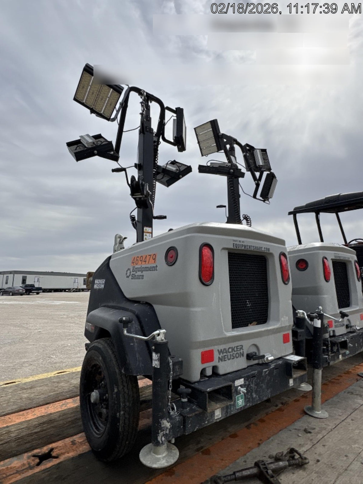 2024 Wacker Neuson LTT4 Diesel, Kohler KDW702, Deep Sea Controller, Auto Start, LED 320W, Bypass Outlet, T3