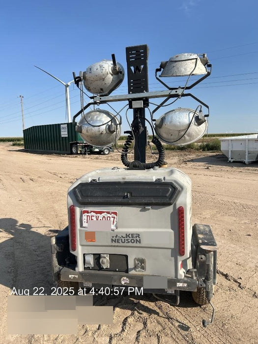 Wacker Neuson LTV6K-MH Wacker Neuson LTV6K Mobile Light Tower w/Fuel Level Sensor Installed