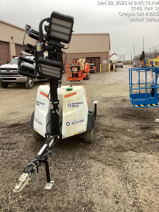 2023 Generac MLT2 Diesel, Flex Switch 120V Input, Powerzone Controller, 
(4) 320W LED Lights, 4kW Generator, 39.9 Gal Fuel Tank, 2" Ball, T3