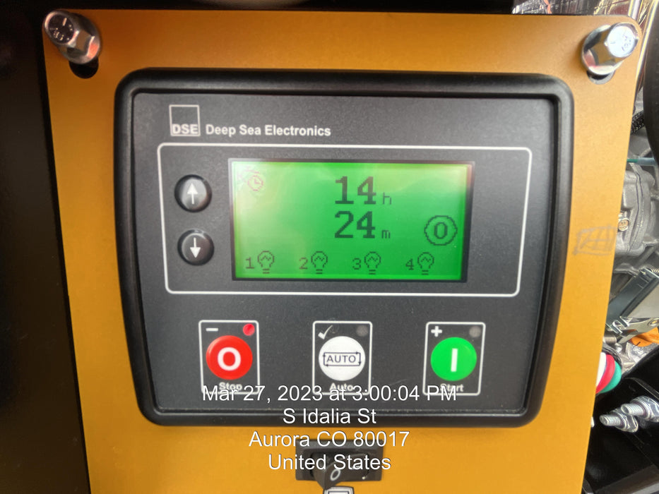 2022 Allmand NLV3GR (4) LED Light Fixture 350W, 23' Vertical Mast, 3kW Prime, Towable, ES Decals, T3