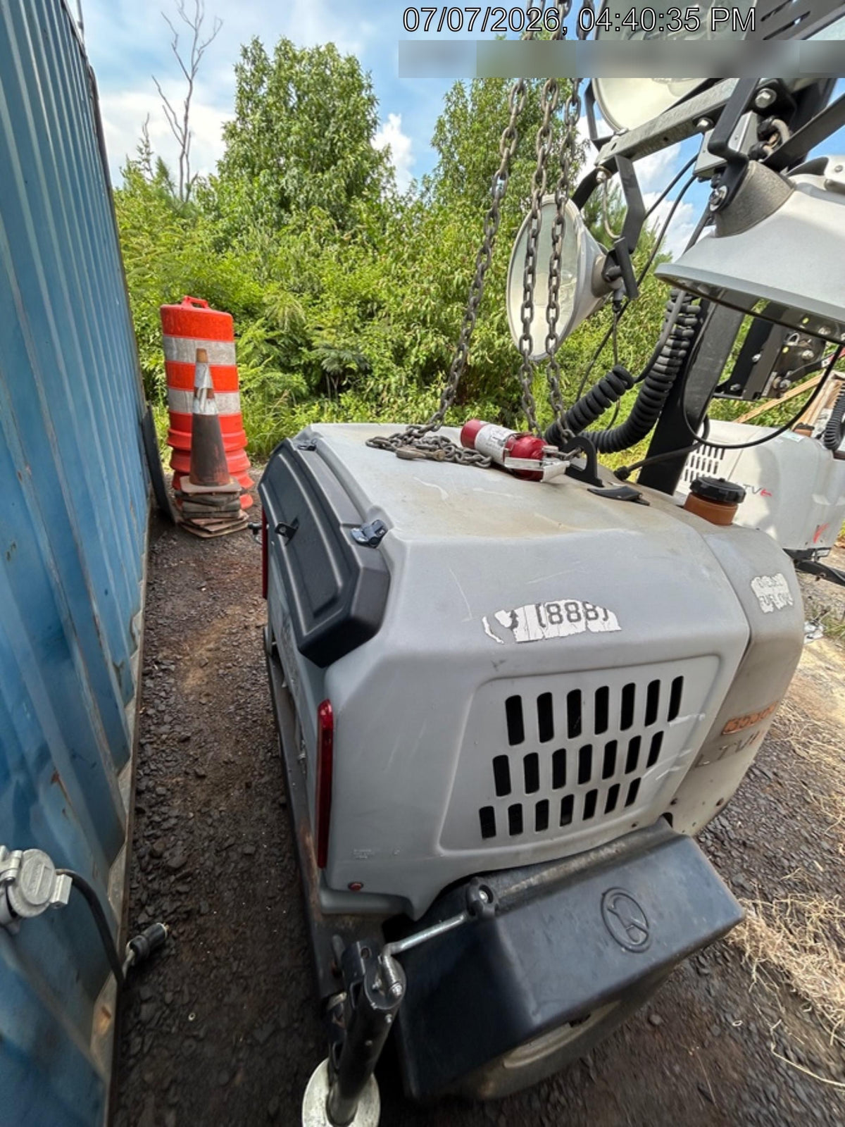 2019 Wacker Neuson LTV6L-MH Wacker Neuson LTV6L Mobile Light Tower w/Fuel Level Sensor Installed
