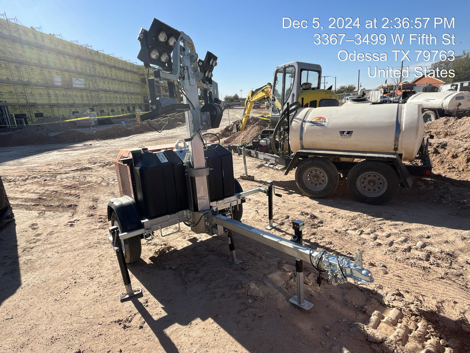 2024 Wanco WLTT-4MM4K Diesel, Deep Sea Controller, Shore Power Plug, Auto Start, (4) 350W LED Floodlights, 4kW Generator, 60 Gal Fuel Tank, 2" Ball, T3