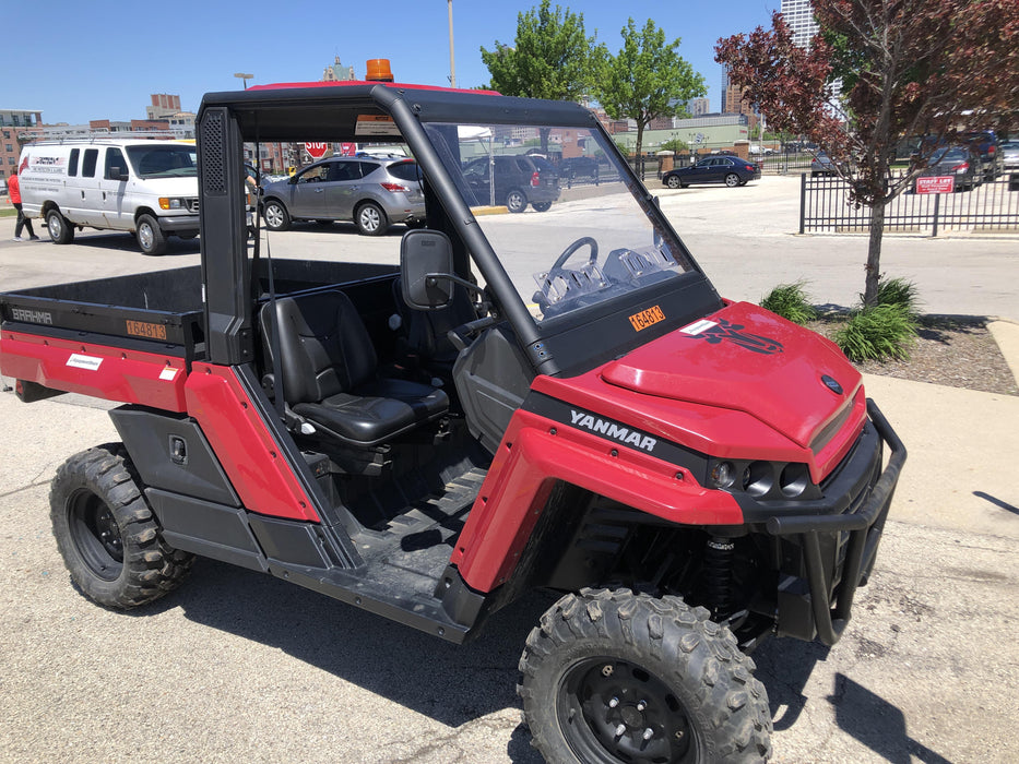 2021 Yanmar YU1000 Canopy, Steel Wheel, Poly WindShield, Beacon, Backup Alarm