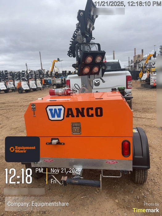 2024 Wanco WLTT-4MM4K Diesel, Deep Sea Controller, Shore Power Plug, Auto Start, (4) 350W LED Floodlights, 4kW Generator, 60 Gal Fuel Tank, 2" Ball, T3