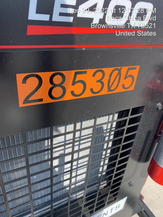 2022 Lincoln Electric LE400 Kubota V1505, Trlr, Cable Rack, Light Kit, ES Decals, T3