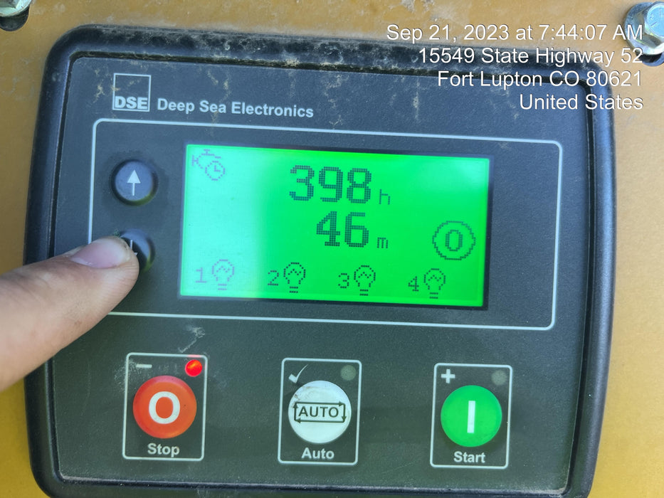 2022 Allmand NLV3GR (4) LED Light Fixture 350W, 23' Vertical Mast, 3kW Prime, Towable, ES Decals, T3