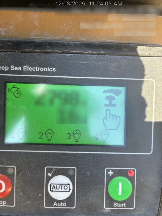 2021 Allmand NLV3GR (4) LED Light Fixture 350W, 23' Vertical Mast, 3kW Prime, Towable, Deep Sea L401, Leveling Jacks, Yanmar T4F 5.8hp