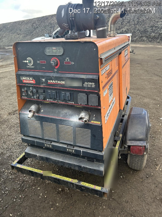 2021 Lincoln Electric Vantage 549X Ready Pak 3, ORANGE (includes trailer, cable rack, fender light kit)